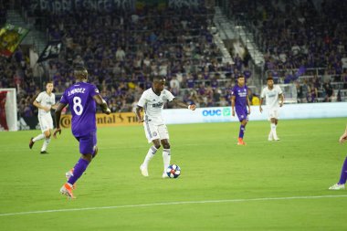 Orlando City, 3 Temmuz 2019 Çarşamba günü Orlando Florida 'daki Exploria Stadyumu' nda Philadelphia Union 'a ev sahipliği yaptı. Fotoğraf: Marty Jean-Louis