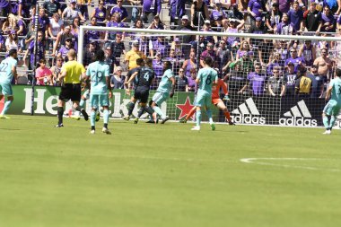 Orlando City SC 20 Nisan 2019 'da Orlando City Stadyumu' nda Vancouver Whitecaps 'a ev sahipliği yapıyor. Fotoğraf: Marty Jean-Louis