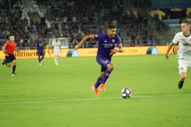 Orlando City, 3 Temmuz 2019 Çarşamba günü Orlando Florida 'daki Exploria Stadyumu' nda Philadelphia Union 'a ev sahipliği yaptı. Fotoğraf: Marty Jean-Louis