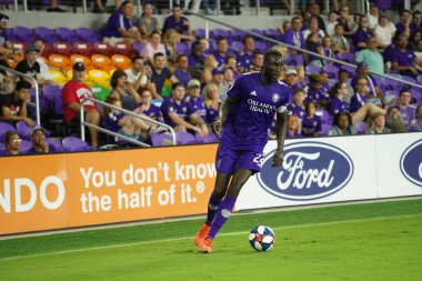 Orlando City, 3 Temmuz 2019 Çarşamba günü Orlando Florida 'daki Exploria Stadyumu' nda Philadelphia Union 'a ev sahipliği yaptı. Fotoğraf: Marty Jean-Louis