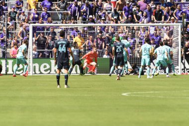 Orlando City SC 20 Nisan 2019 'da Orlando City Stadyumu' nda Vancouver Whitecaps 'a ev sahipliği yapıyor. Fotoğraf: Marty Jean-Louis