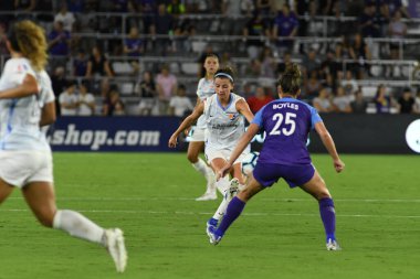 Orlando Pride 20 Temmuz 2019 tarihinde Florida Exploria Stadyumu 'nda Sky Blue FC' ye ev sahipliği yapmaktadır. Fotoğraf: Marty Jean-Louis