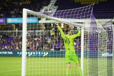 Orlando City SC, 19 Haziran 2019 Çarşamba günü Orlando 'daki Exploria Stadyumu' nda düzenlenen ABD Açık Kupası sırasında New England Devrimi 'ne ev sahipliği yaptı. Fotoğraf: Marty Jean-Louis