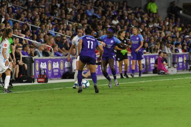 Orlando Pride 20 Temmuz 2019 tarihinde Florida Exploria Stadyumu 'nda Sky Blue FC' ye ev sahipliği yapmaktadır. Fotoğraf: Marty Jean-Louis