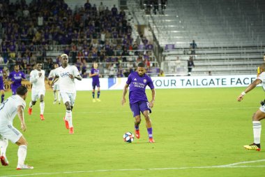Orlando City SC, 19 Haziran 2019 Çarşamba günü Orlando 'daki Exploria Stadyumu' nda düzenlenen ABD Açık Kupası sırasında New England Devrimi 'ne ev sahipliği yaptı. Fotoğraf: Marty Jean-Louis