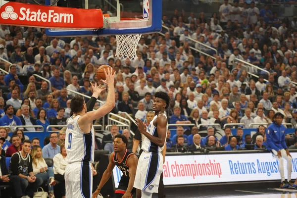 Orlando Magic Accueille Les Rapters Toronto Lors Première Ronde Éliminatoire — Photo