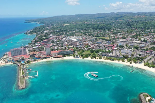 Schöne Aussicht Auf Ochos Rios Jamaika Einem Sommertag Bildquelle Marty — Stockfoto