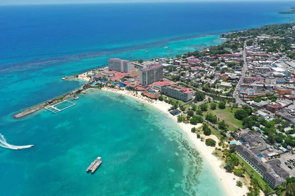 Vacker Utsikt Över Ochos Rios Jamaica Sommardag Foto Marty Jean — Stockfoto