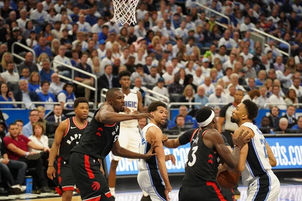 Orlando Magic Menjamu Toronto Rapters Selama Babak Playoff Nba Amway — Stok Foto