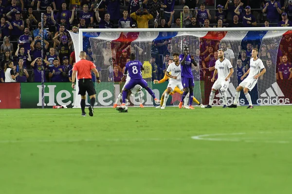 Орландо Сити Принимает Филадельфийский Юнион Стадионе Exploria Stadium Орландо Флорида — стоковое фото