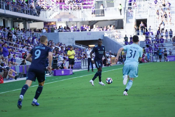 Orlando City Recebe Vancouver Whitecaps Orlando City Stadium Sábado Abril — Fotografia de Stock