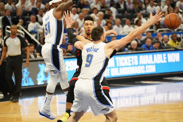 Orlando Magic Hospeda Toronto Rapters Durante Primeira Rodada Dos Playoffs — Fotografia de Stock