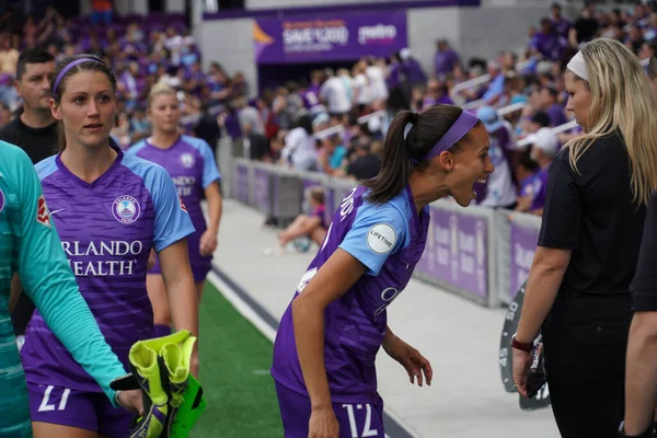 Orlando Pride Accueille Les Épines Portand Orlando City Stadium Avril — Photo