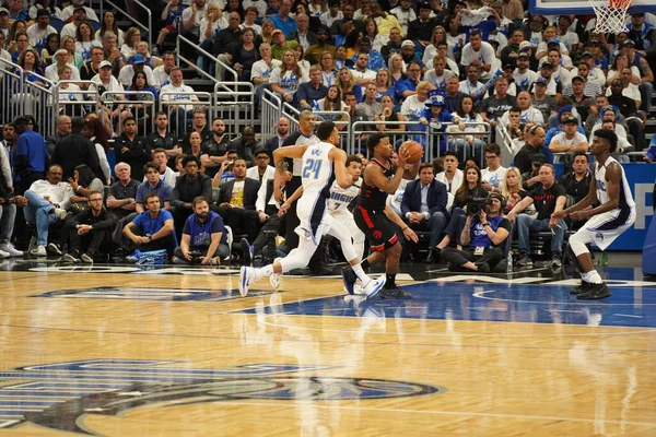 Orlando Magic Hosts Toronto Rapters Nba Playoff Amway Arena Orlando — Φωτογραφία Αρχείου