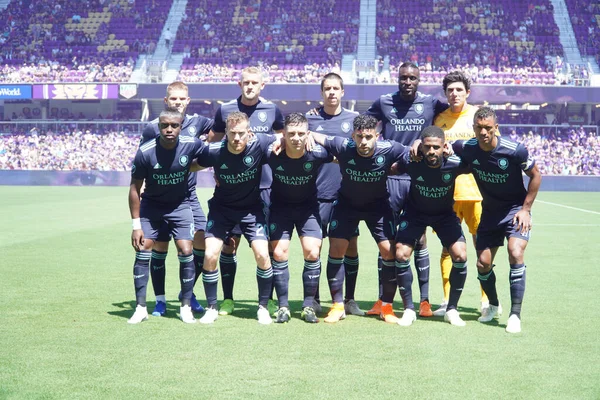 Orlando City Recebe Vancouver Whitecaps Orlando City Stadium Sábado Abril — Fotografia de Stock