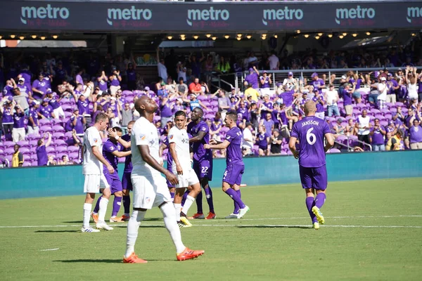 Orlando City Host Cincinnati Orlando City Stadium Orlando Florida May — Stock Photo, Image