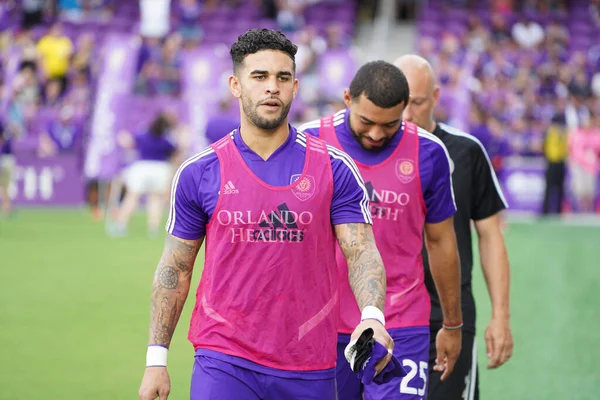 Orlando City Hostitel Columbus Crew Orlando City Stadium Července 2019 — Stock fotografie