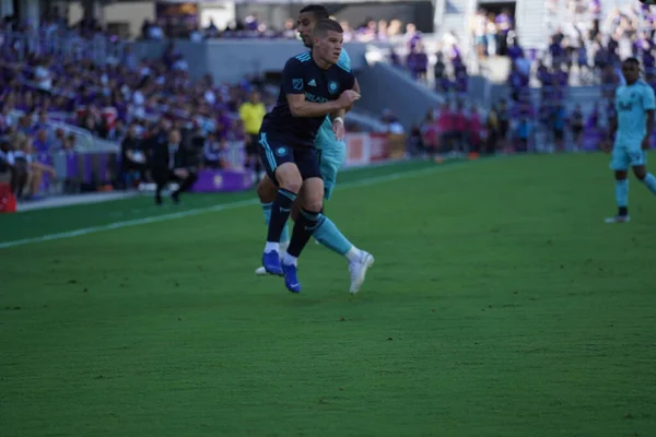 Orlando City Acoge Vancouver Whitecaps Orlando City Stadium Sábado Abril — Foto de Stock