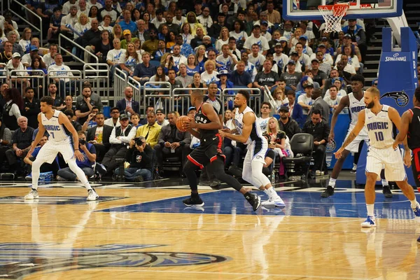 Orlando Magic Hospeda Toronto Rapters Durante Primeira Rodada Dos Playoffs — Fotografia de Stock