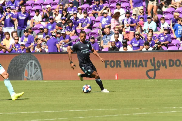 Orlando City Organizuje Vancouver Whitecaps Stadionie Orlando City Stadium Sobotę — Zdjęcie stockowe