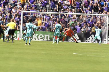 Orlando City SC 20 Nisan 2019 'da Orlando City Stadyumu' nda Vancouver Whitecaps 'a ev sahipliği yapıyor. Fotoğraf: Marty Jean-Louis