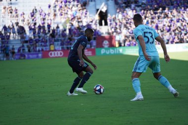Orlando City SC 20 Nisan 2019 'da Orlando City Stadyumu' nda Vancouver Whitecaps 'a ev sahipliği yapıyor. Fotoğraf: Marty Jean-Louis