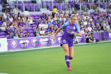 Orlando Pride 20 Temmuz 2019 tarihinde Florida Exploria Stadyumu 'nda Sky Blue FC' ye ev sahipliği yapmaktadır. Fotoğraf: Marty Jean-Louis