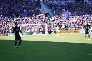 Orlando City SC 20 Nisan 2019 'da Orlando City Stadyumu' nda Vancouver Whitecaps 'a ev sahipliği yapıyor. Fotoğraf: Marty Jean-Louis