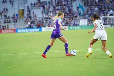 Orlando Pride 20 Temmuz 2019 tarihinde Florida Exploria Stadyumu 'nda Sky Blue FC' ye ev sahipliği yapmaktadır. Fotoğraf: Marty Jean-Louis
