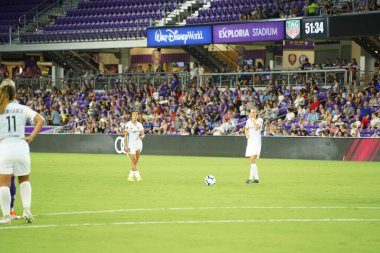 Orlando Pride 20 Temmuz 2019 tarihinde Florida Exploria Stadyumu 'nda Sky Blue FC' ye ev sahipliği yapmaktadır. Fotoğraf: Marty Jean-Louis