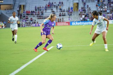 Orlando Pride 20 Temmuz 2019 tarihinde Florida Exploria Stadyumu 'nda Sky Blue FC' ye ev sahipliği yapmaktadır. Fotoğraf: Marty Jean-Louis