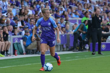 Orlando Pride 14 Nisan 2019 'da Orlando City Stadyumu' nda Portand Thorns 'a ev sahipliği yapmaktadır. Fotoğraf: Marty Jean-Louis