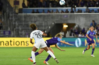 Orlando Pride 20 Temmuz 2019 tarihinde Florida Exploria Stadyumu 'nda Sky Blue FC' ye ev sahipliği yapmaktadır. Fotoğraf: Marty Jean-Louis
