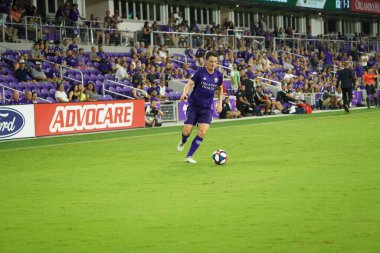 Orlando City, 3 Temmuz 2019 Çarşamba günü Orlando Florida 'daki Exploria Stadyumu' nda Philadelphia Union 'a ev sahipliği yaptı. Fotoğraf: Marty Jean-Louis