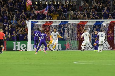 Orlando City, 3 Temmuz 2019 Çarşamba günü Orlando Florida 'daki Exploria Stadyumu' nda Philadelphia Union 'a ev sahipliği yaptı. Fotoğraf: Marty Jean-Louis