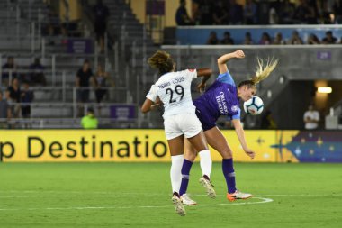 Orlando Pride 20 Temmuz 2019 tarihinde Florida Exploria Stadyumu 'nda Sky Blue FC' ye ev sahipliği yapmaktadır. Fotoğraf: Marty Jean-Louis