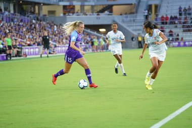 Orlando Pride 20 Temmuz 2019 tarihinde Florida Exploria Stadyumu 'nda Sky Blue FC' ye ev sahipliği yapmaktadır. Fotoğraf: Marty Jean-Louis
