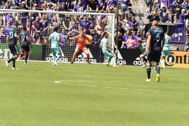 Orlando City SC 20 Nisan 2019 'da Orlando City Stadyumu' nda Vancouver Whitecaps 'a ev sahipliği yapıyor. Fotoğraf: Marty Jean-Louis