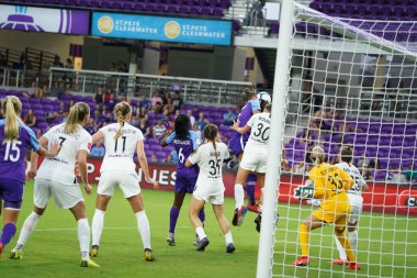 Foto Prides, 11 Mayıs 2019 Cumartesi günü Orlando City Stadyumu 'nda Portland Thorns FC' ye ev sahipliği yapıyor. Fotoğraf: Marty Jean-Louis