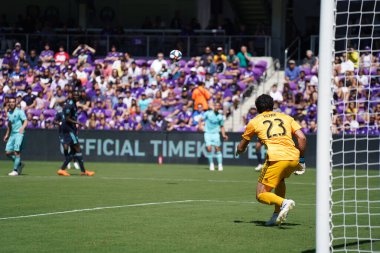 Orlando City SC 20 Nisan 2019 'da Orlando City Stadyumu' nda Vancouver Whitecaps 'a ev sahipliği yapıyor. Fotoğraf: Marty Jean-Louis