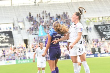 Orlando Pride 14 Nisan 2019 'da Orlando City Stadyumu' nda Portand Thorns 'a ev sahipliği yapmaktadır. Fotoğraf: Marty Jean-Louis
