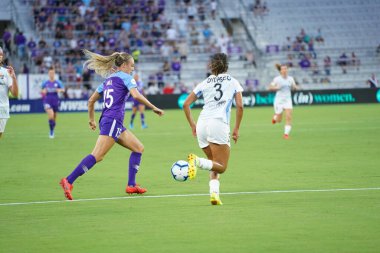 Orlando Pride 20 Temmuz 2019 tarihinde Florida Exploria Stadyumu 'nda Sky Blue FC' ye ev sahipliği yapmaktadır. Fotoğraf: Marty Jean-Louis