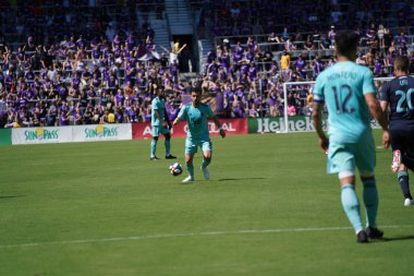 Orlando City SC 20 Nisan 2019 'da Orlando City Stadyumu' nda Vancouver Whitecaps 'a ev sahipliği yapıyor. Fotoğraf: Marty Jean-Louis