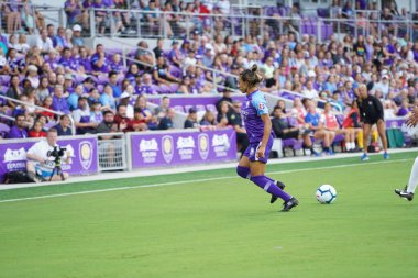 Orlando Pride 20 Temmuz 2019 tarihinde Florida Exploria Stadyumu 'nda Sky Blue FC' ye ev sahipliği yapmaktadır. Fotoğraf: Marty Jean-Louis