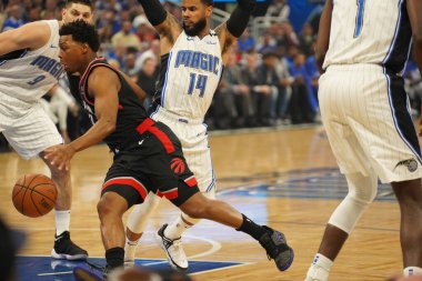 Orlando Magic 21 Nisan 2019 tarihinde Orlando Florida 'daki Amway Arena' da oynanan NBA Playoff 1 'de Toronto Rapters' a ev sahipliği yapıyor. Fotoğraf: Marty Jean-Louis Fotoğraf: Marty Jean-Louis