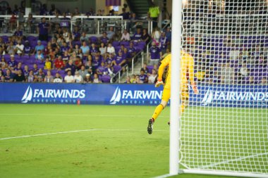 Orlando City, 3 Temmuz 2019 Çarşamba günü Orlando Florida 'daki Exploria Stadyumu' nda Philadelphia Union 'a ev sahipliği yaptı. Fotoğraf: Marty Jean-Louis