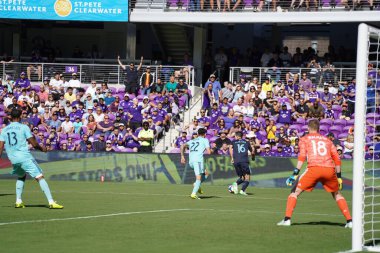 Orlando City SC 20 Nisan 2019 'da Orlando City Stadyumu' nda Vancouver Whitecaps 'a ev sahipliği yapıyor. Fotoğraf: Marty Jean-Louis