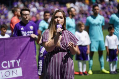 Orlando City SC 20 Nisan 2019 'da Orlando City Stadyumu' nda Vancouver Whitecaps 'a ev sahipliği yapıyor. Fotoğraf: Marty Jean-Louis