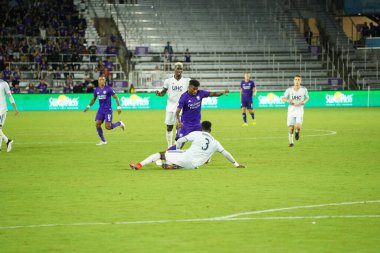 Orlando City SC, 19 Haziran 2019 Çarşamba günü Orlando 'daki Exploria Stadyumu' nda düzenlenen ABD Açık Kupası sırasında New England Devrimi 'ne ev sahipliği yaptı. Fotoğraf: Marty Jean-Louis