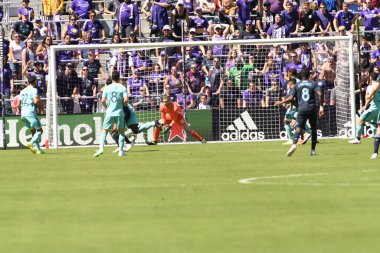Orlando City SC 20 Nisan 2019 'da Orlando City Stadyumu' nda Vancouver Whitecaps 'a ev sahipliği yapıyor. Fotoğraf: Marty Jean-Louis